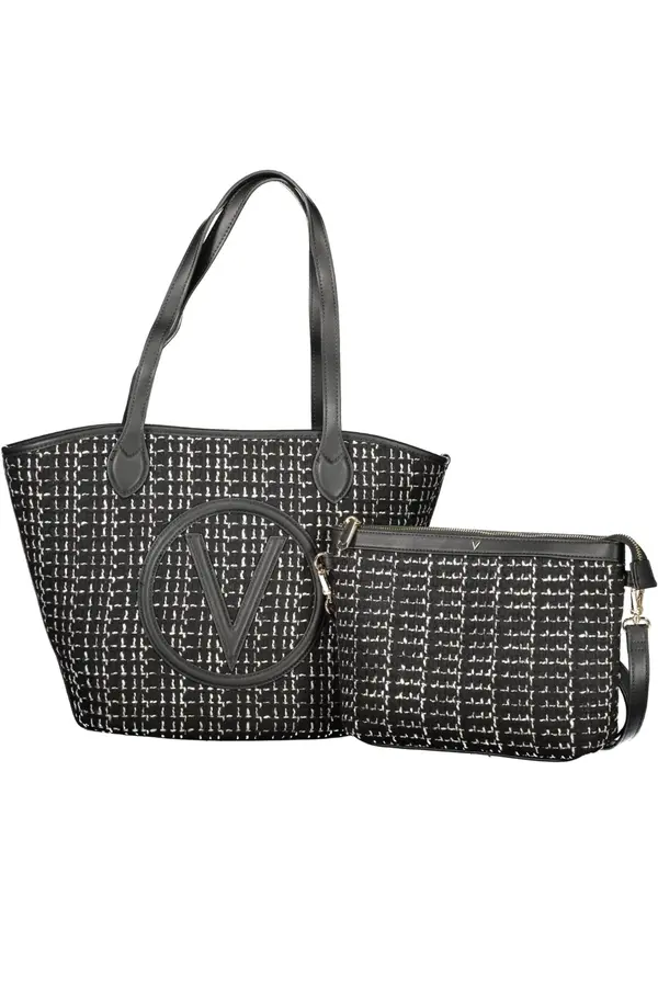 Valentino Bags Черна чанта с малка чантичка