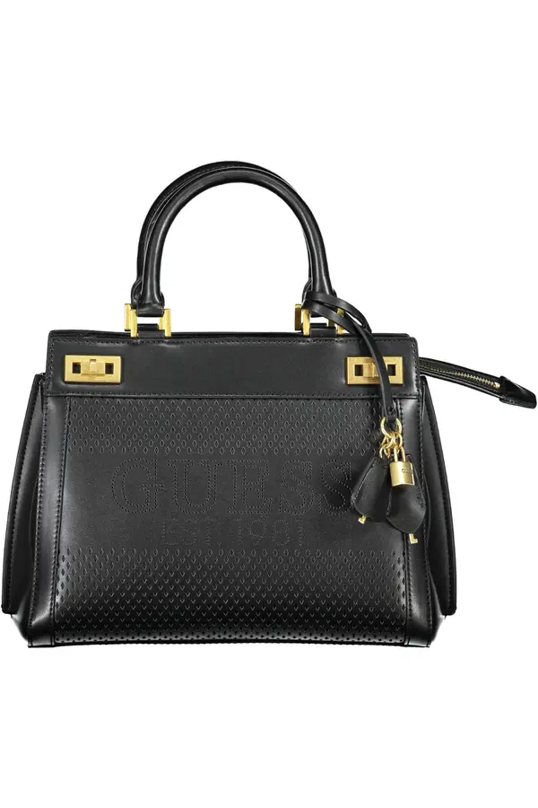 GUESS JEANS Черна дамска чанта GUESS JEANS