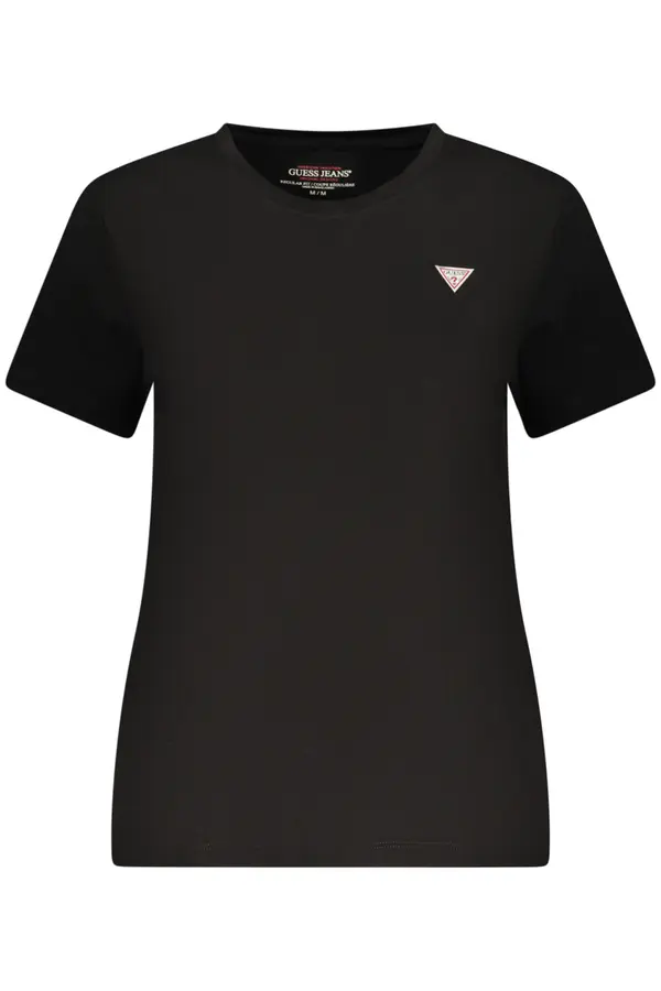 GUESS JEANS Черна дамска тениска с къс ръкав