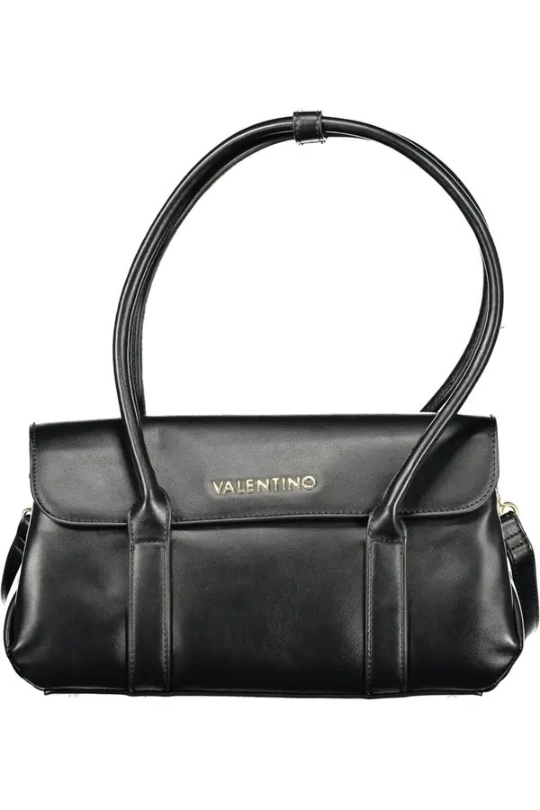 Valentino Bags Черна кожена чанта Valentino