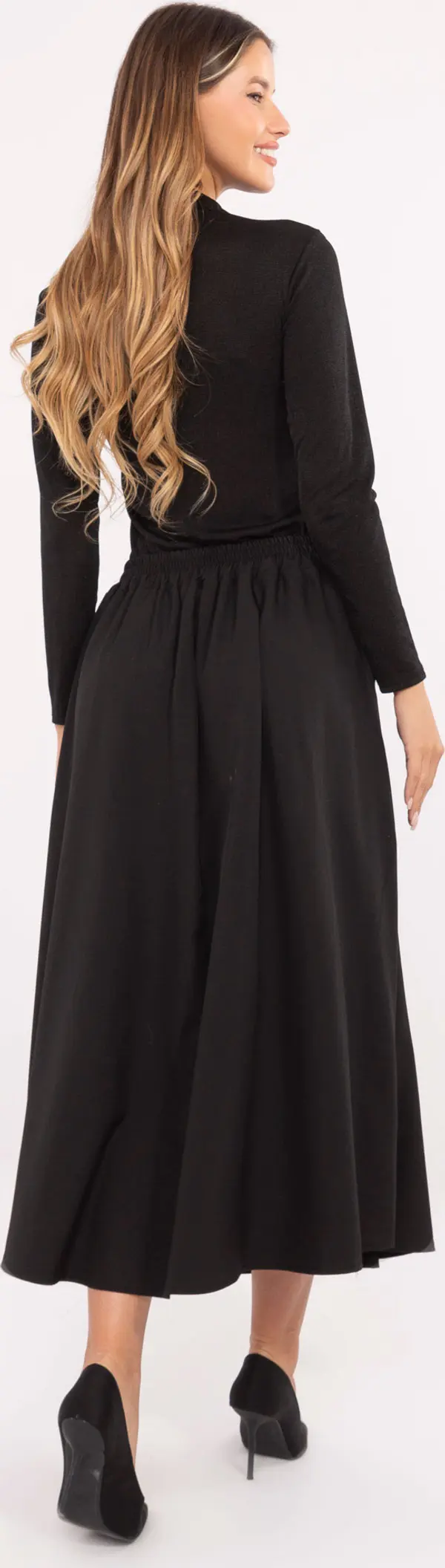 RUE PARIS Черна макси пола