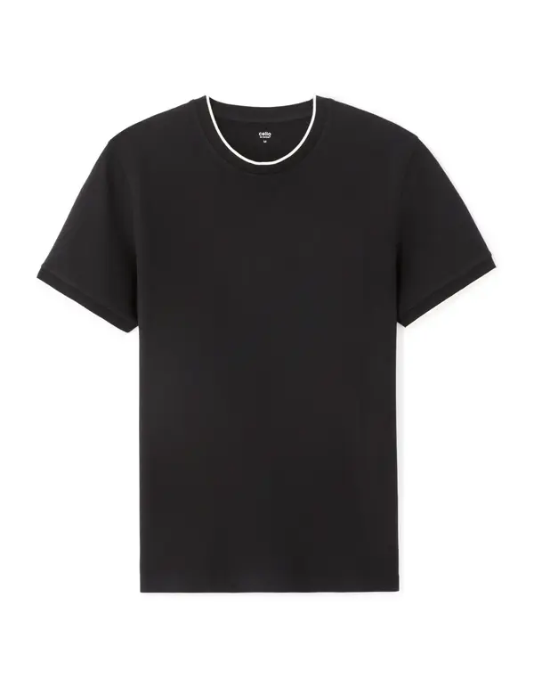 Celio Черна тениска Celio Netaimti