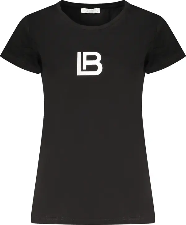 Laura Biagiotti Черна тениска с къс ръкав