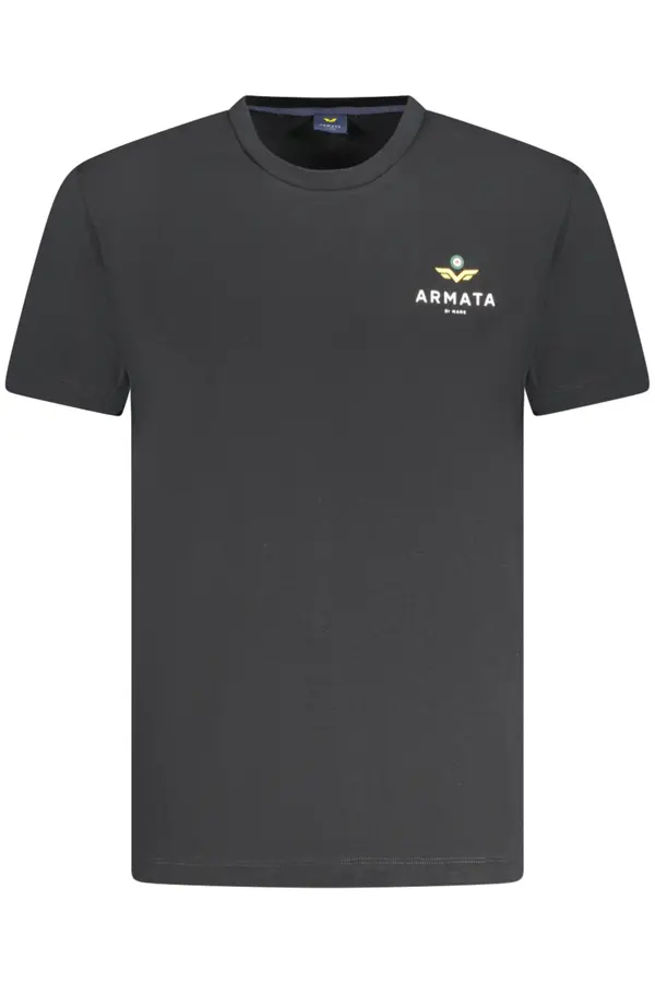 ARMATA DI MARE Черна тениска с къс ръкав ARMATA DI MARE