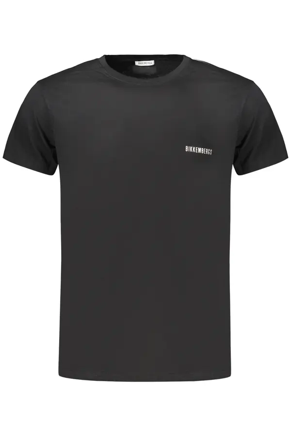 Bikkembergs Черна тениска с къс ръкав Bikkembergs