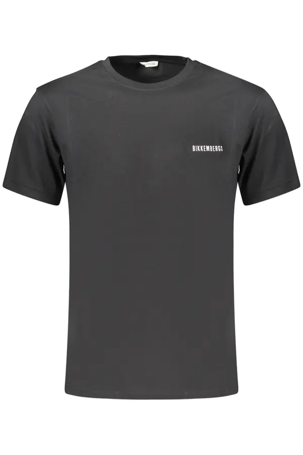 Bikkembergs Черна тениска с къс ръкав Bikkembergs