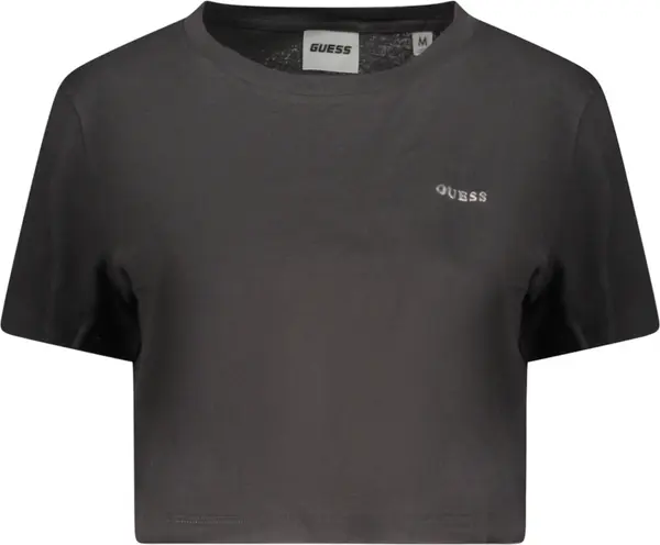 GUESS JEANS Черна тениска с къс ръкав