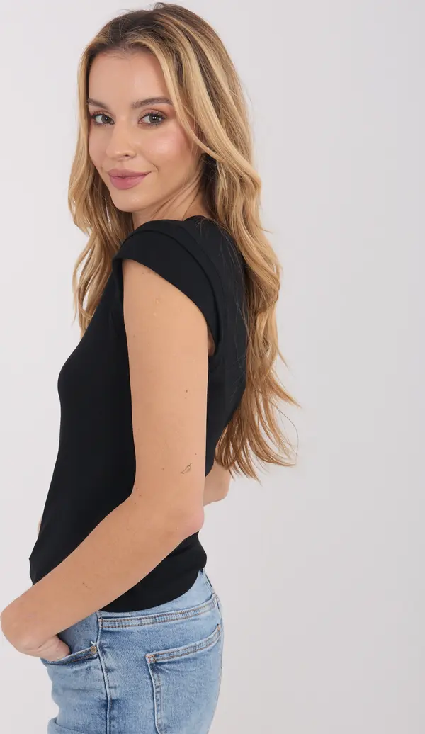 Factory Price Черна тениска с къс ръкав