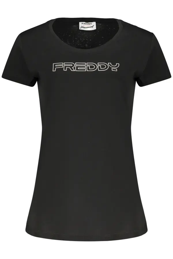 FREDDY Черна тениска с къс ръкав