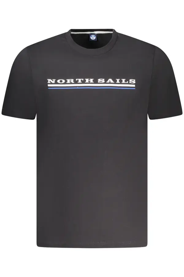 North Sails Черна тениска с къс ръкав North Sails