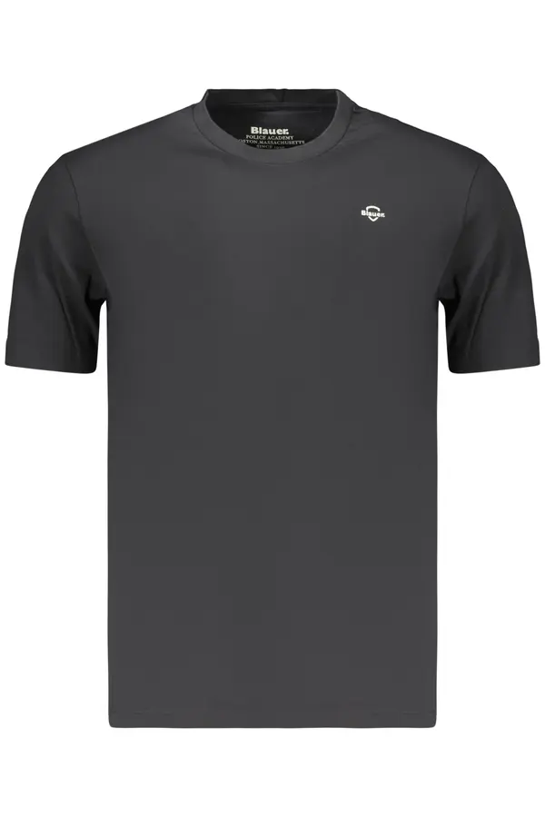 BLAUER APPAREL Черна тениска с къс ръкав
