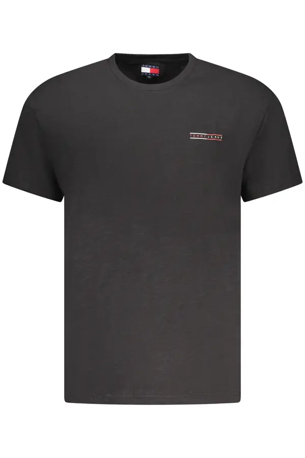 Tommy Hilfiger Черна тениска с къс ръкав Tommy Hilfiger