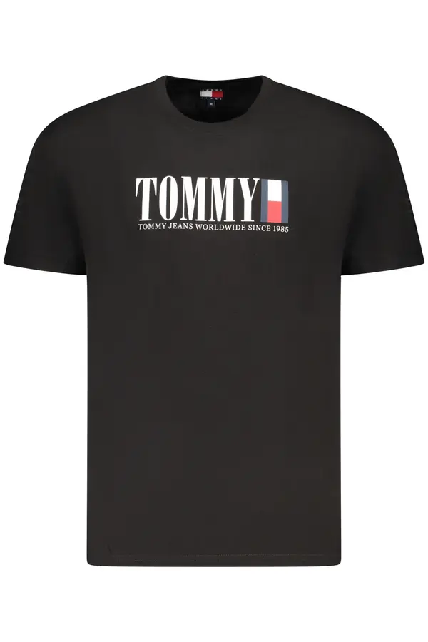 Tommy Hilfiger Черна тениска Tommy Hilfiger