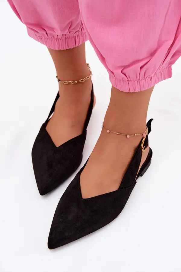 Boto Черни балерини Boto Palerra Eco Suede