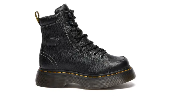Dr Martens Черни боти до глезена Dr. Martens Buzz с 8 отвора