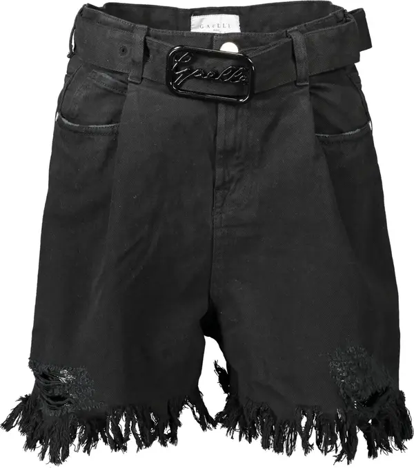 GAELLE PARIS Черни дамски дънкови шорти Gaelle Paris