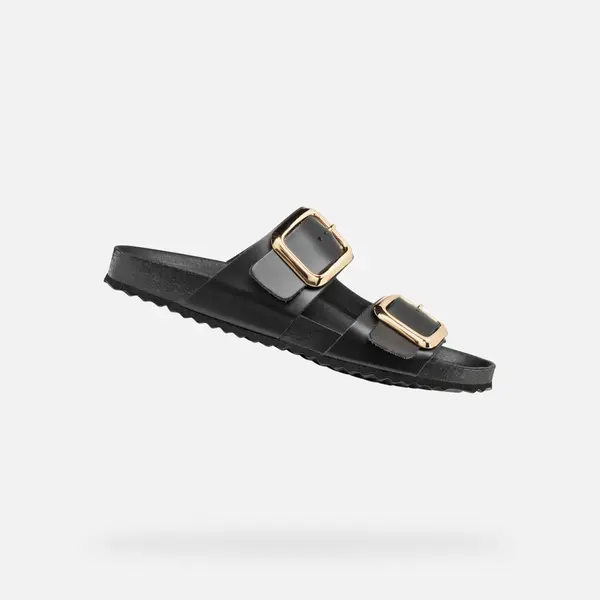 GEOX Черни дамски джапанки Geox Brionia R