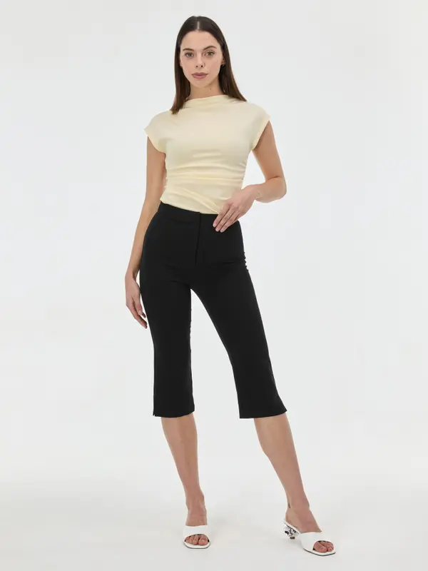 Orsay Черни дамски капри панталони ORSAY
