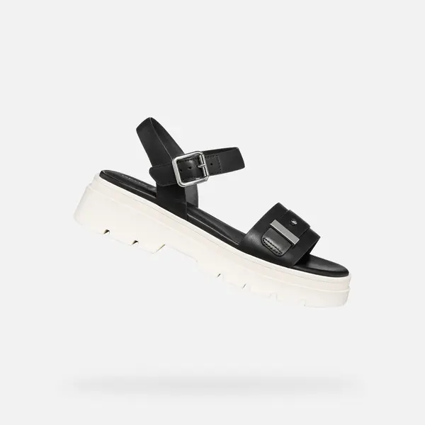 GEOX Черни дамски сандали Geox Adacter SB