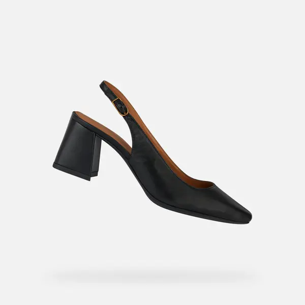 GEOX Черни дамски сандали Geox Giselda