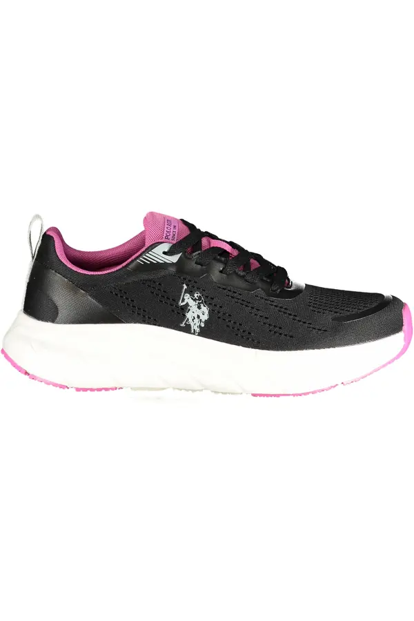 US Polo Assn Черни дамски спортни маратонки