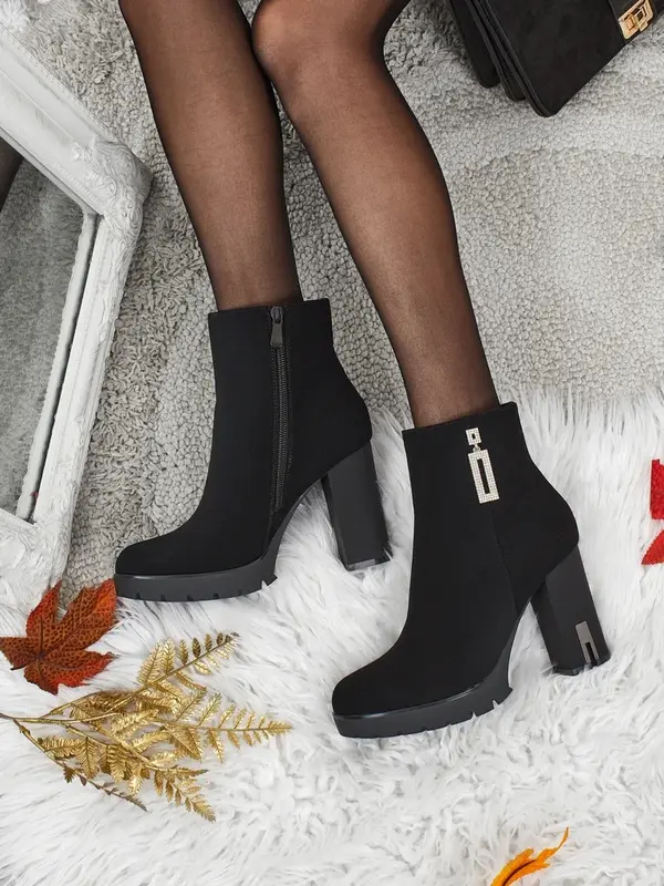 Resti Черни елегантни боти Resti Stella