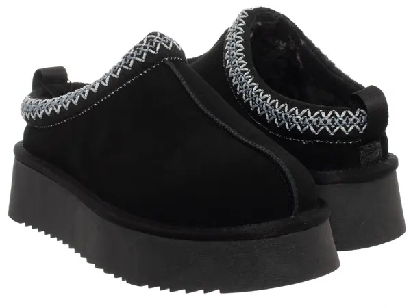 SOLO SOPRANI COUTURE Черни кожени чехли SOLO SOPRANI COUTURE