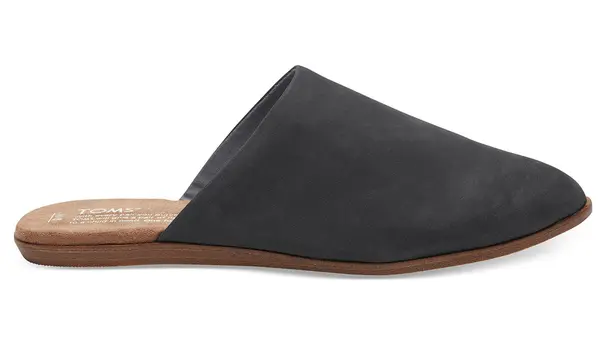 Toms Черни кожени обувки Toms Jutti Mule