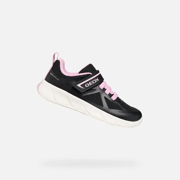 GEOX Черни маратонки Geox Foot-run за момичета