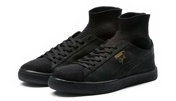 Puma Черни маратонки Puma Clyde Sock SELECT