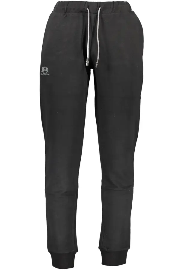 La Martina Черни мъжки спортни панталони La Martina