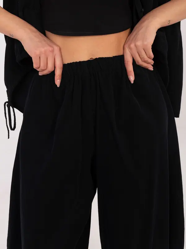 Italy Moda Черни панталони Манчестър