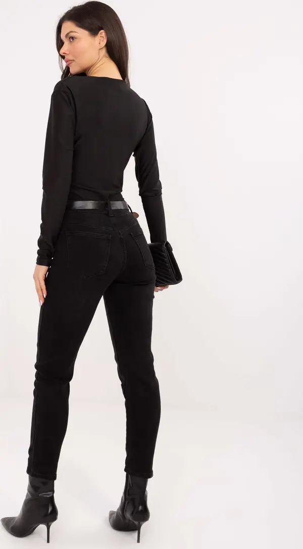 Factory Price Черни прави дънки