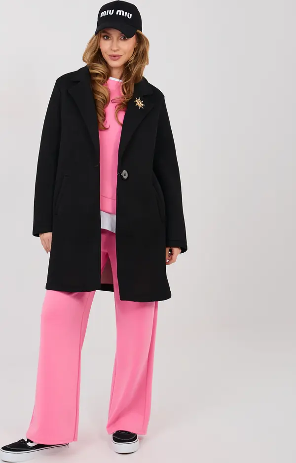 RUE PARIS Черно дамско палто