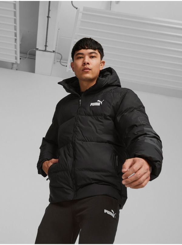 Puma Черно мъжко зимно ватирано яке Puma Power - мъже