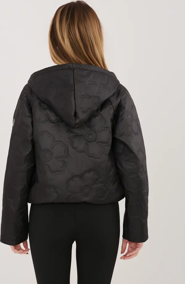 RUE PARIS Черно преходно яке с цип