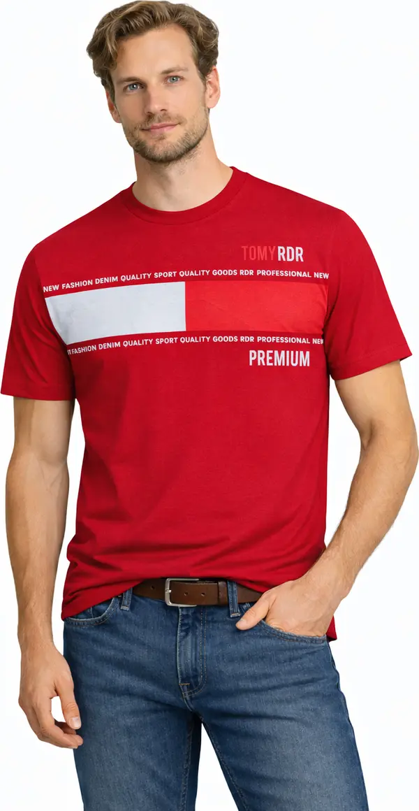 JUMPER Червен пуловер