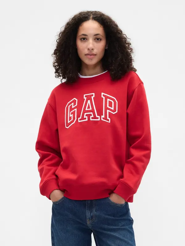 GAP Червен суитшърт GAP с лого