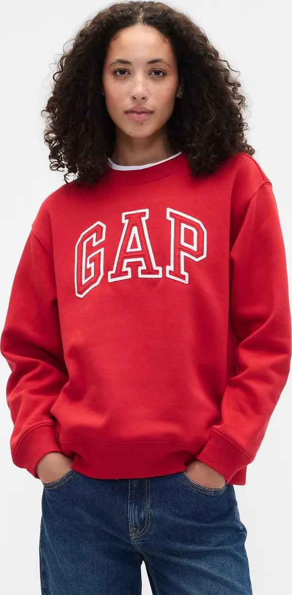 GAP Червен суитшърт GAP с лого