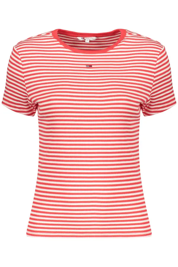 Tommy Hilfiger Червена дамска тениска с къс ръкав