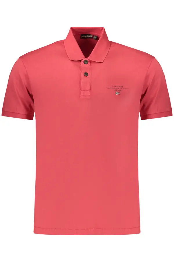 Napapijri Червена мъжка тениска с къс ръкав Napapijri