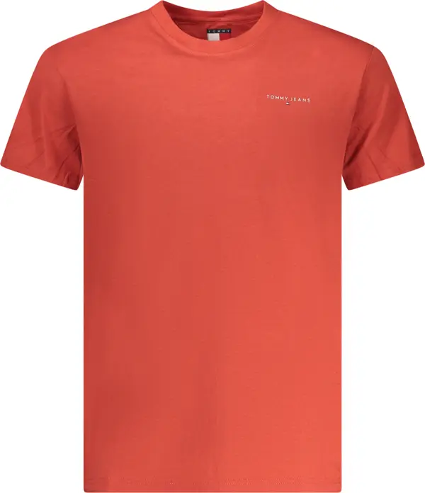 Tommy Hilfiger Червена мъжка тениска с къс ръкав