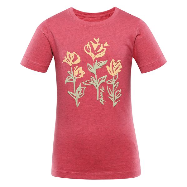 ALPINE PRO Children's cotton T-shirt ALPINE PRO BIGERO calypso coral variant pa