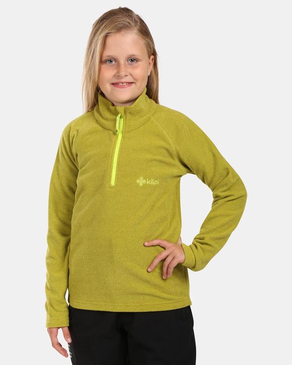 Kilpi Children's fleece sweatshirt Kilpi ALMERI-J Light green