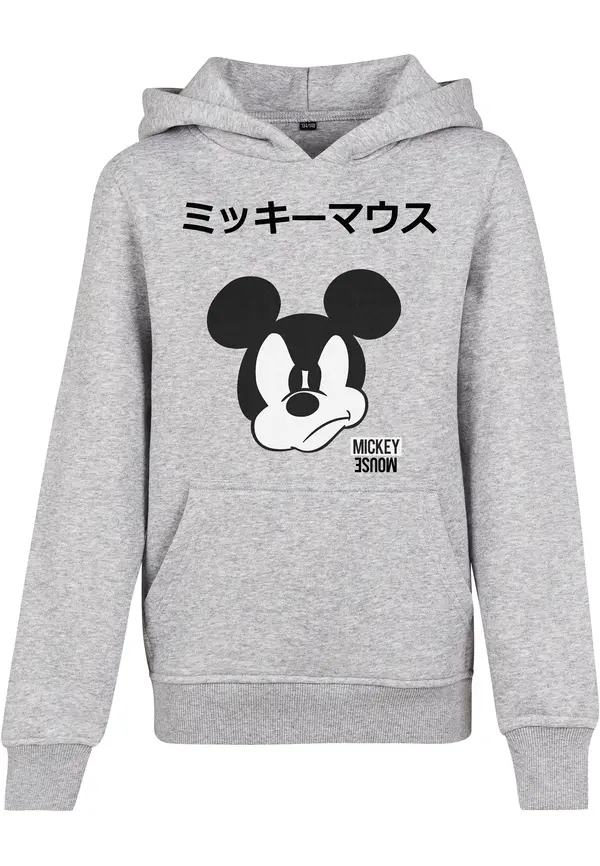 Mister Tee Children's Mickey Japanese Hoody Heather Grey