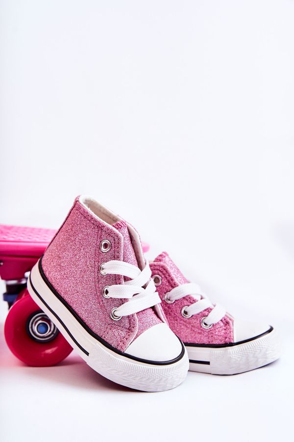 Kesi Children's pink high sneakers Catrina