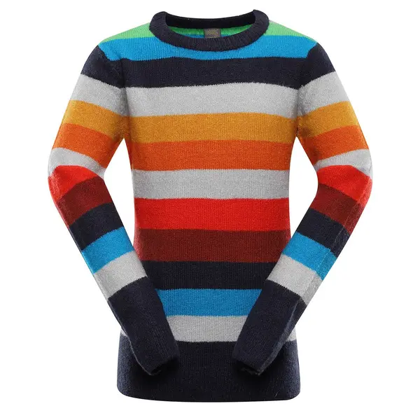 NAX Children's striped sweater nax NAX MOERO mood indigo