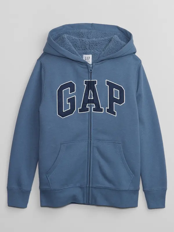GAP Children's sweatshirt sherpa with GAP logo - Boys