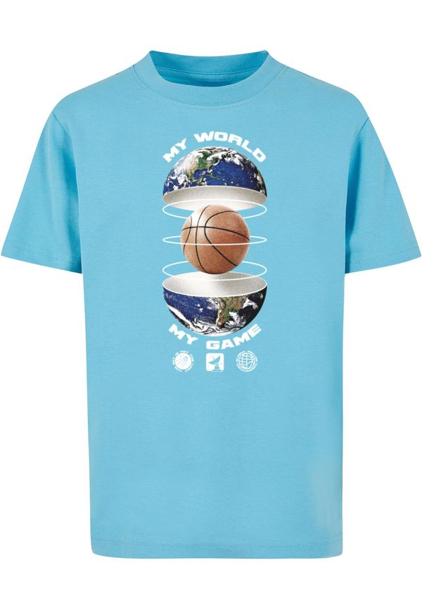 Mister Tee Children's T-shirt Ballin World blue