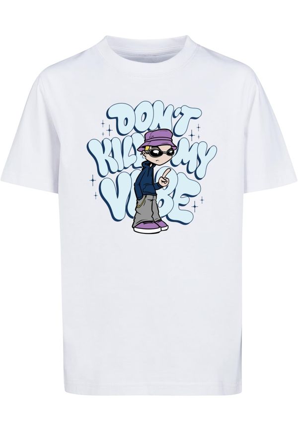 Mister Tee Children's T-shirt Kids Don't Kill My Vibe white